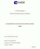 La construcción de la coherencia causal en el discurso narrativo infantil